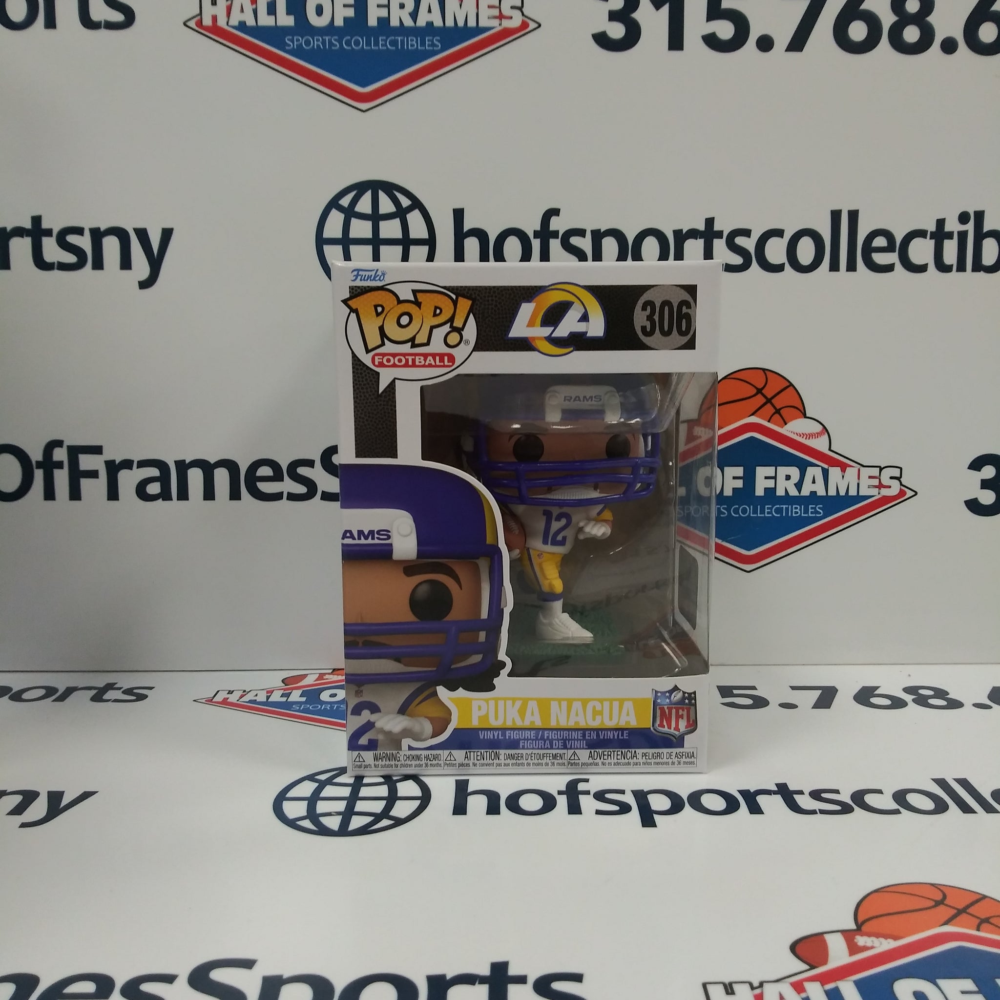 PUKA NACUA LOS ANGELES RAMS NFL FUNKO POP #306!