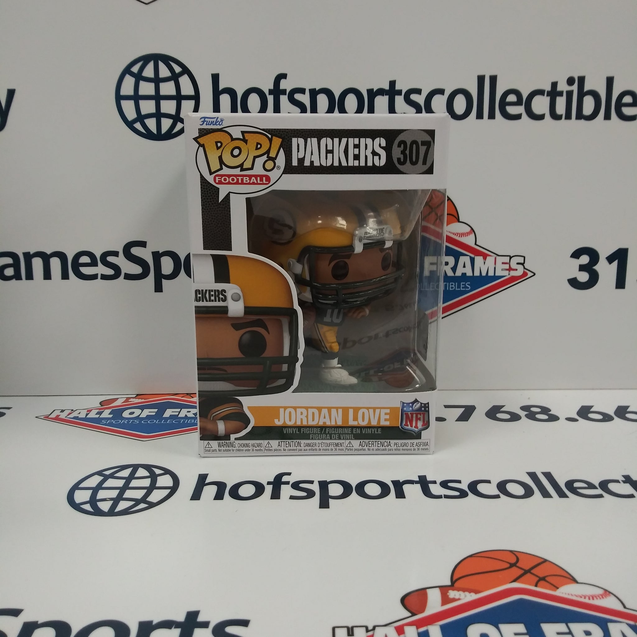 JORDAN LOVE GREEN BAY PACKERS NFL FUNKO POP #307!