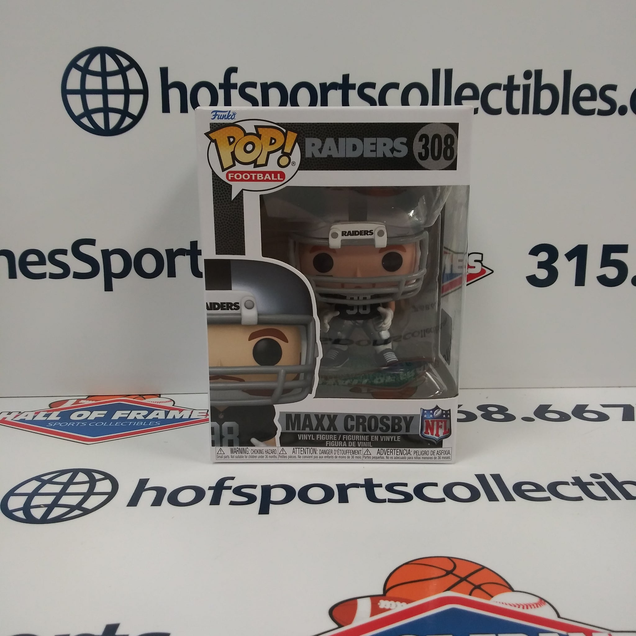 MAXX CROSBY LAS VEGAS RAIDERS NFL FUNKO POP #308!