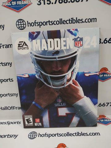 JOSH ALLEN MADDEN 24 16X20 CUSTOM CANVAS PRINT - READY TO HANG