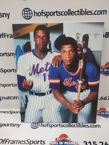 DOC GOODEN DARRYL STRAWBERRY NEW YORK METS 16X20 CUSTOM CANVAS PRINT - READY TO HANG