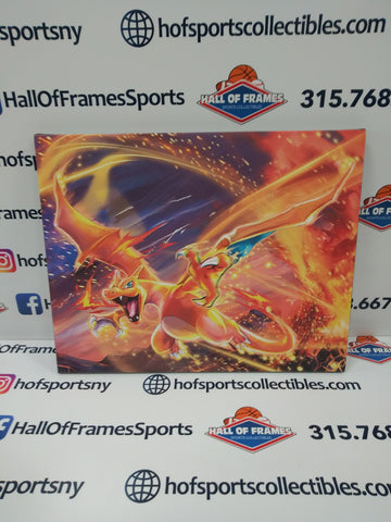 CHARIZARD POKEMON 16X20 CUSTOM CANVAS PRINT - READY TO HANG