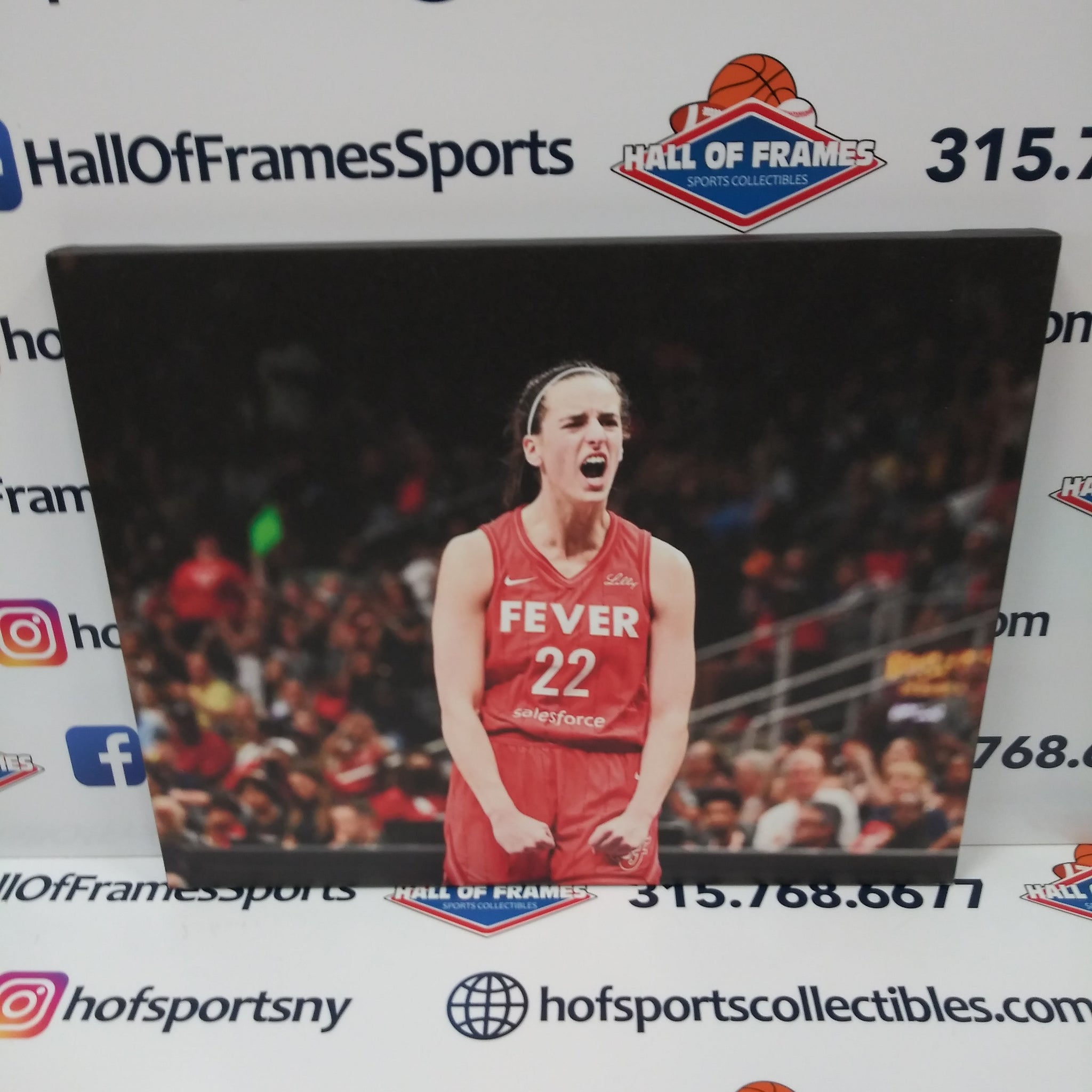 CAITLIN CLARK INDIANA FEVER 16X20 CANVAS READY TO HANG