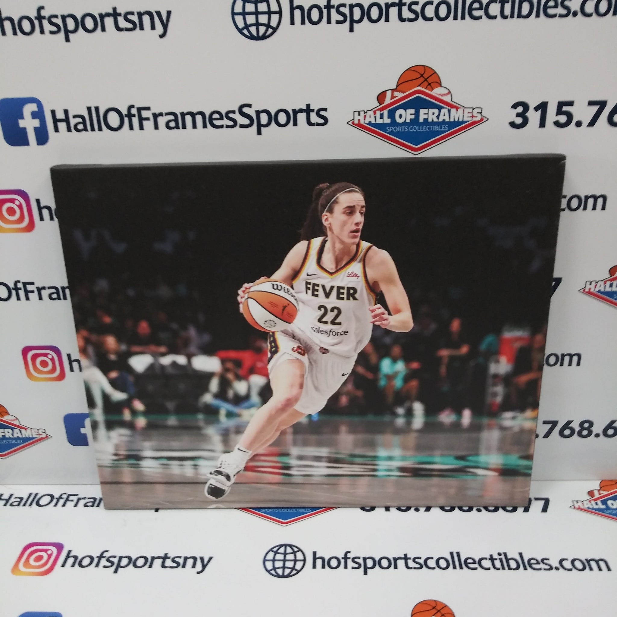 CAITLIN CLARK INDIANA FEVER 16X20 CANVAS READY TO HANG