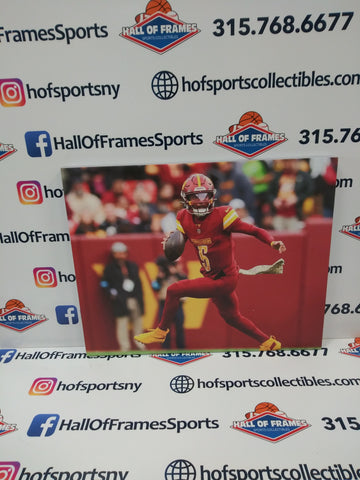 JAYDEN DANIELS WASHINGTON COMMANDERS 16X20 CUSTOM CANVAS PRINT - READY TO HANG