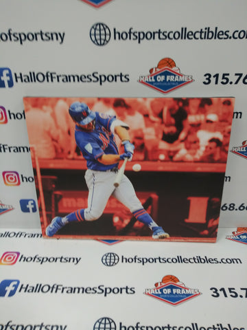 PETE ALONSO NY METS 16X20 CUSTOM CANVAS PRINT - READY TO HANG