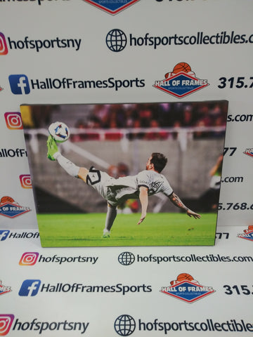 LIONEL MESSI PARIS ST. GERMAIN PSG 16X20 CUSTOM CANVAS PRINT - READY TO HANG