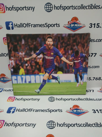 LIONEL MESSI FC BARCELONA 16X20 CUSTOM CANVAS PRINT - READY TO HANG