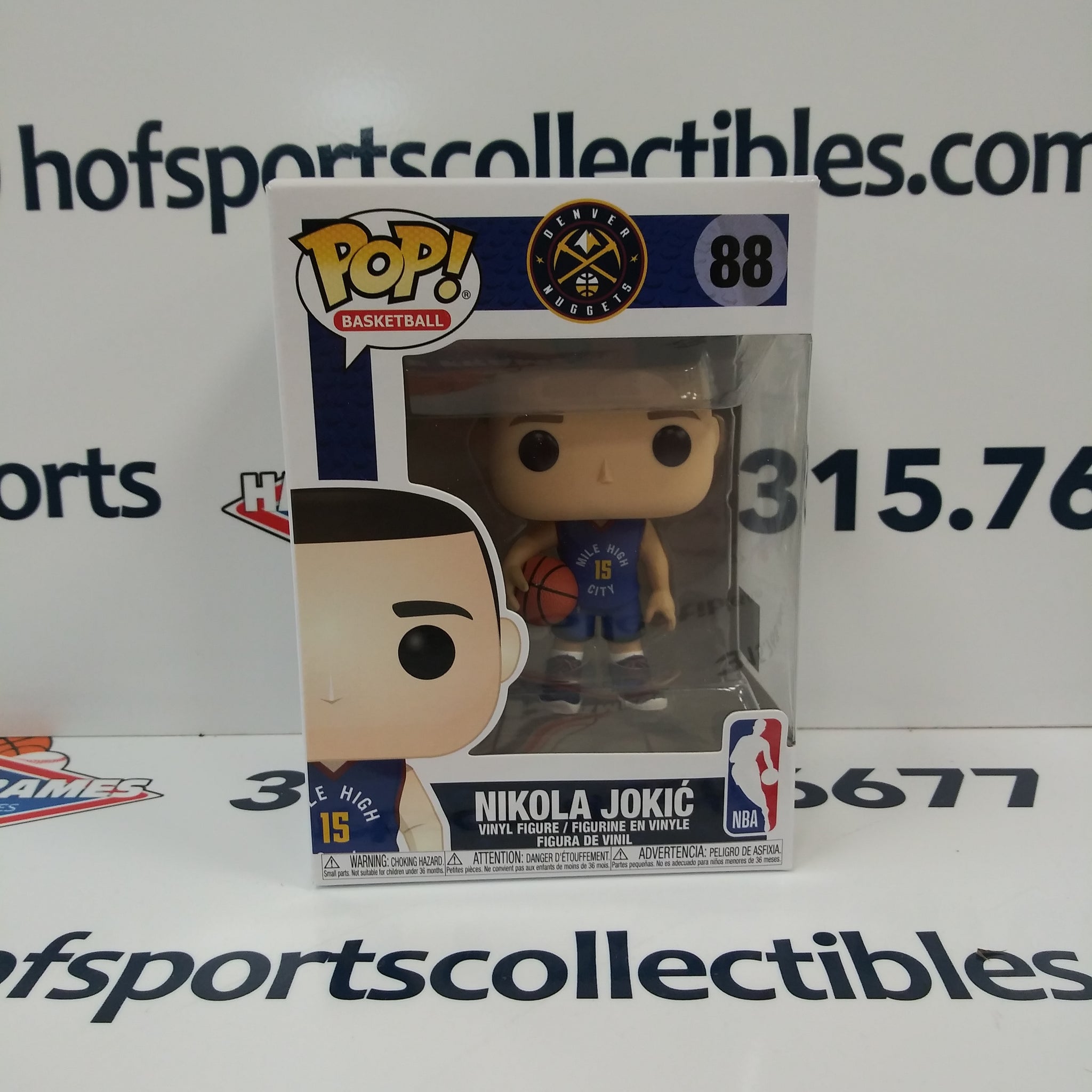 NIKOLA JOKIC DENVER NUGGETS FUNKO POP NBA #88!