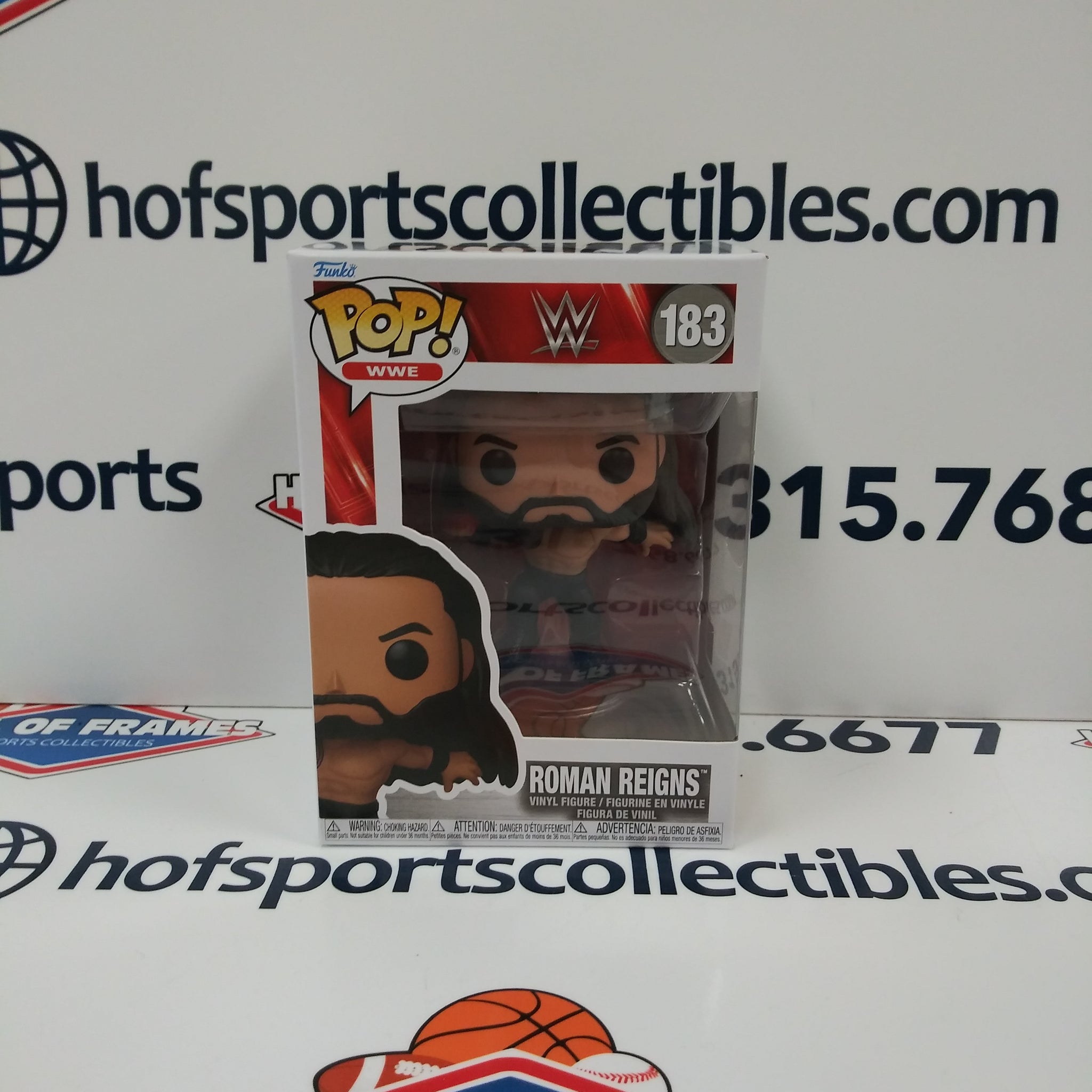 ROMAN REIGNS "SUPERMAN PUNCH" WWE FUNKO POP #183!