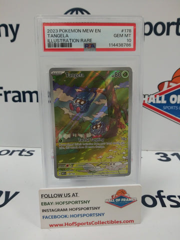 2023 POKEMON 151 TANGELA ILLUSTRATION RARE #178 PSA 10 GEM MINT!