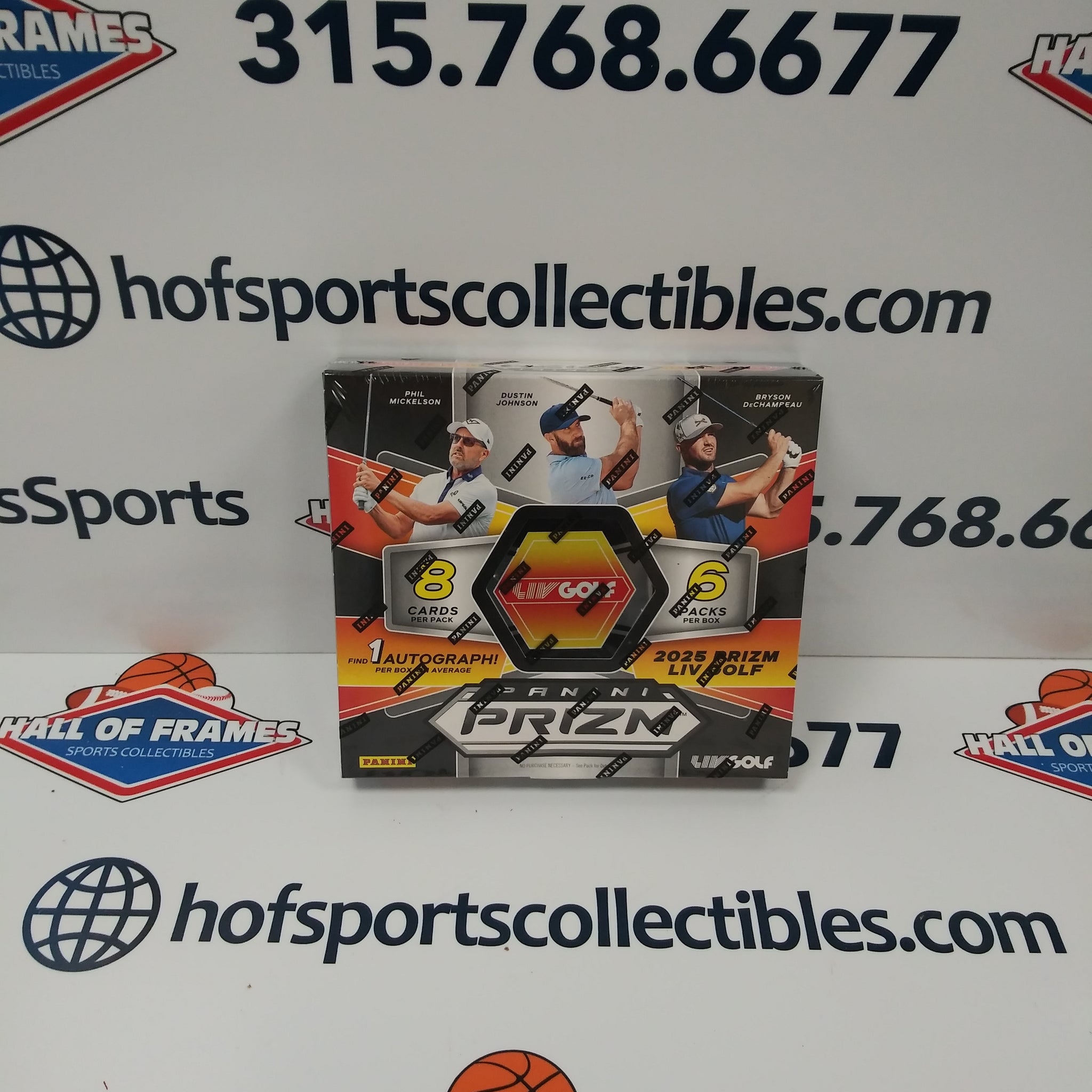 2025 PANINI PRIZM LIV GOLF HOBBY BOX! 1 AUTO! LOOK FOR THE ULTRA RARE COLOR BLAST!