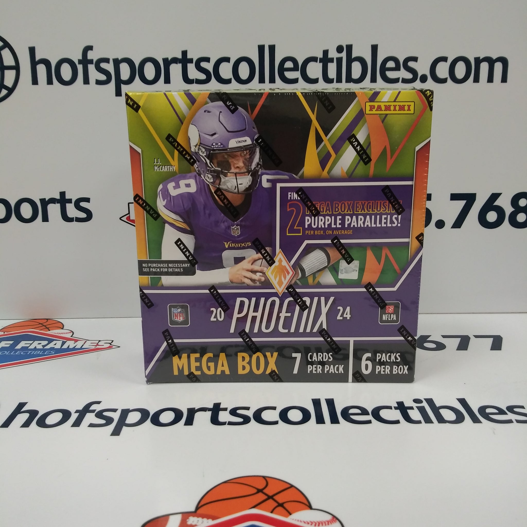 2024 PANINI PHOENIX FOOTBALL MEGA BOX! PURPLE PARALLELS!