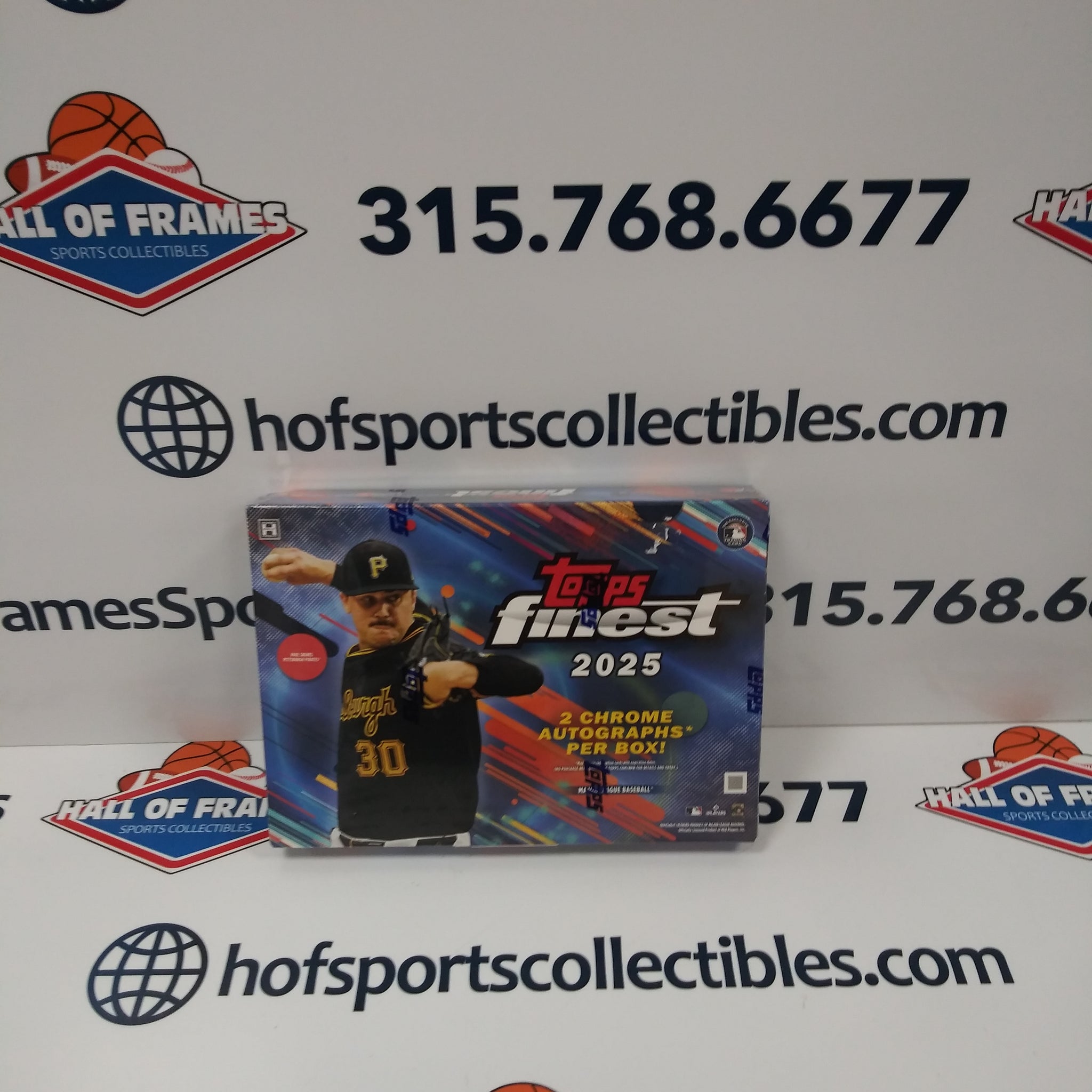 2025 TOPPS FINEST BASEBALL HOBBY BOX!