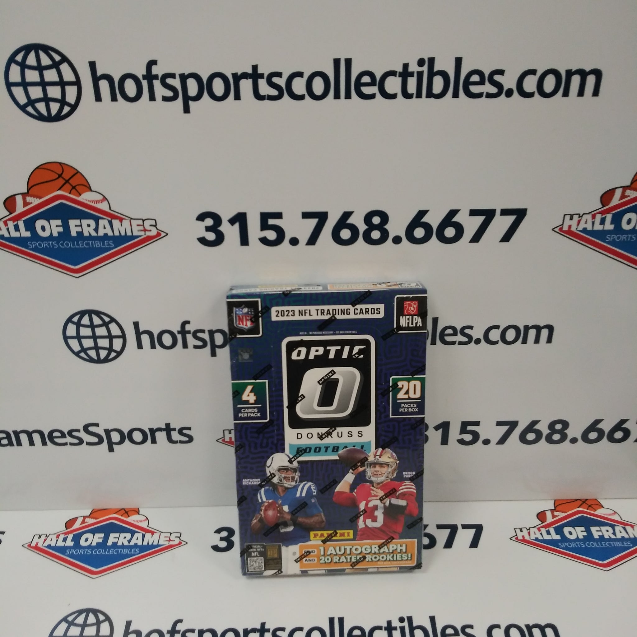 2023 PANINI OPTIC FOOTBALL HOBBY BOX! 1 AUTO! LOOK FOR DOWNTOWN'S!