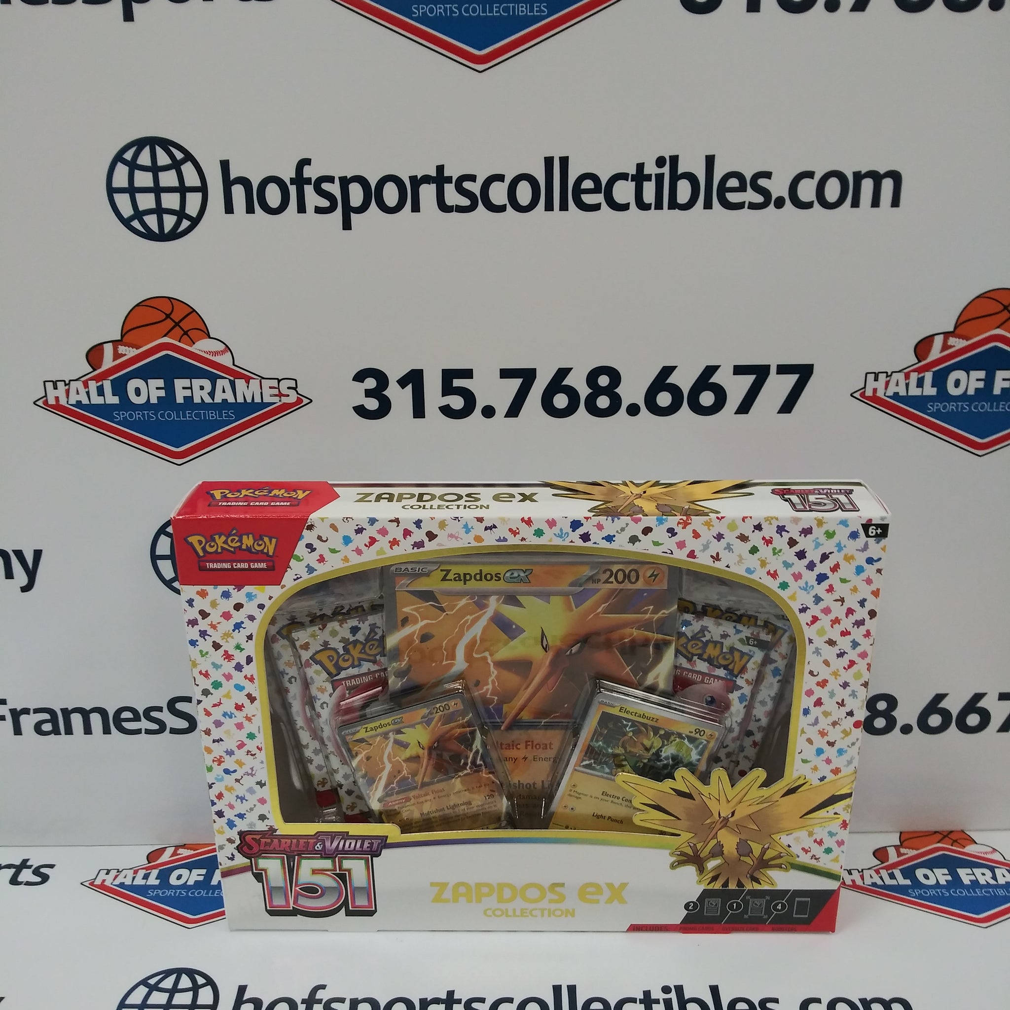 2023 POKEMON SCARLET & VIOLET 151 ZAPDOS EX COLLECTION BOX!