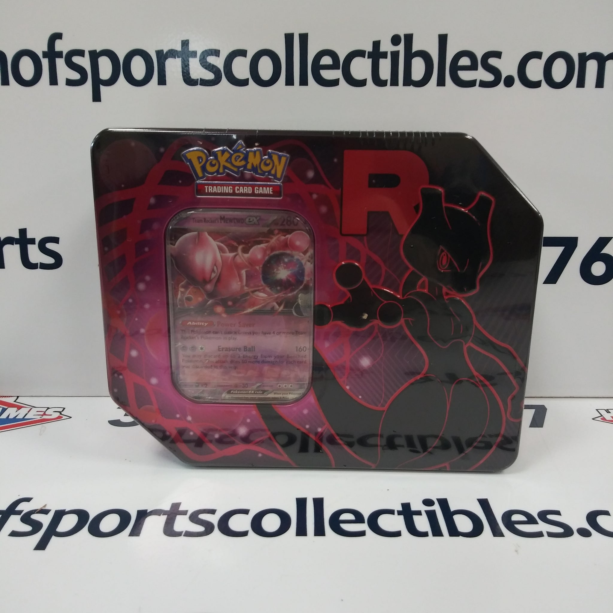 2025 TEAM ROCKET'S MEWTWO EX TIN! 5 PACKS!