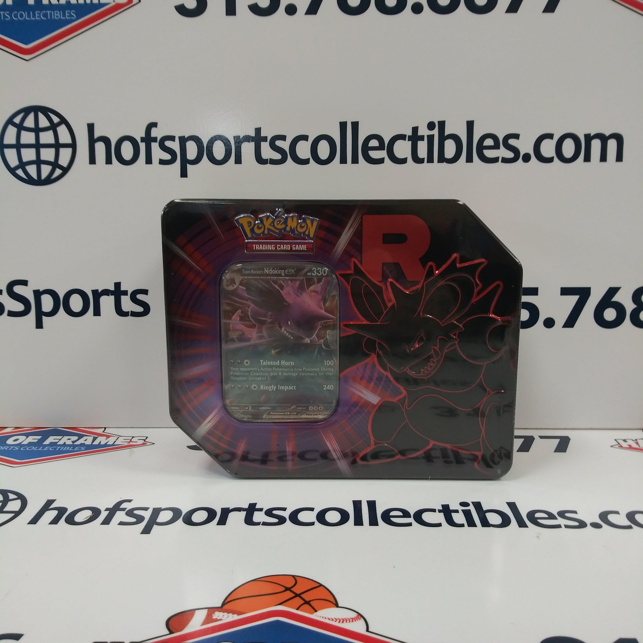 2025 TEAM ROCKET'S NIDOKING EX TIN! 5 PACKS!