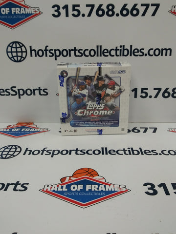 2025 TOPPS CHROME BASEBALL LOGOFRACTOR EDITION BOX!