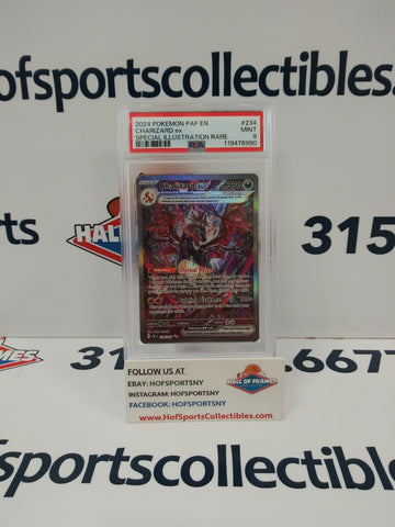 2024 POKEMON PALDEAN FATES CHARIZARD EX SIR #234 PSA 9!