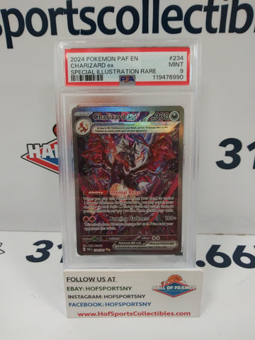 2024 POKEMON PALDEAN FATES CHARIZARD EX SIR #234 PSA 9!