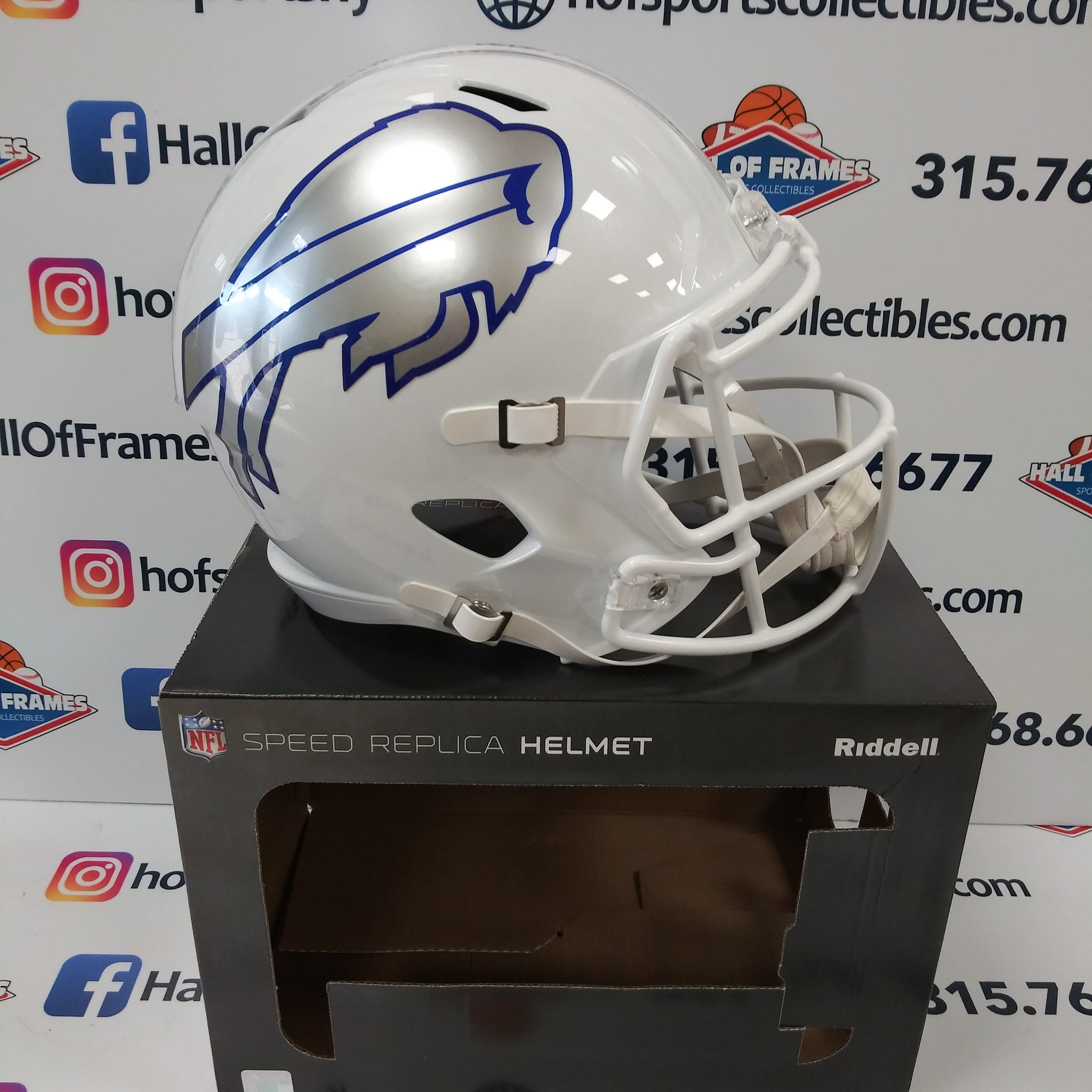 BUFFALO BILLS RIVALRIES FULL SIZE SPEED REPLICA HELMET!
