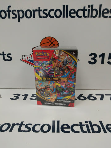 2025 POKEMON MEGA EVOLUTION BOOSTER BUNDLE! 6 PACKS!