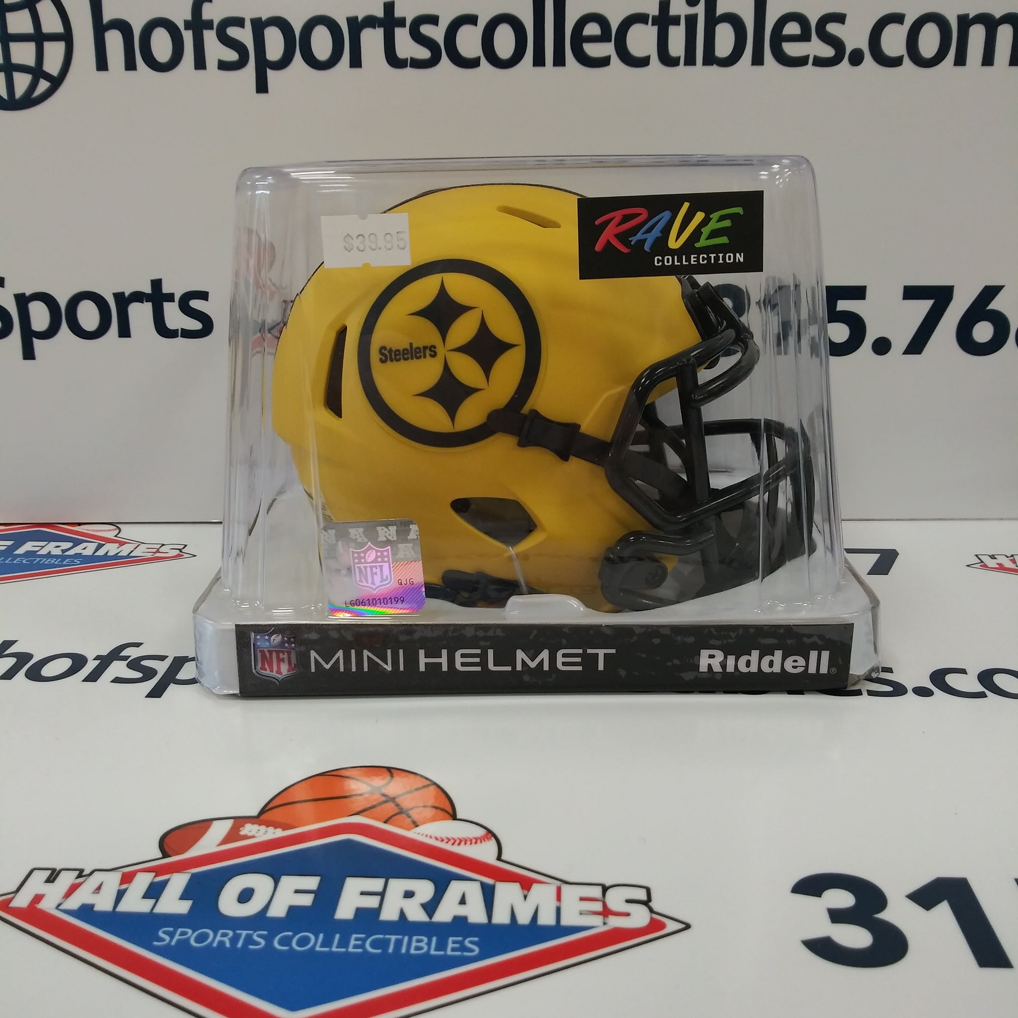 2025 PITTSBURGH STEELERS NEW RIDDELL RAVE SPEED MINI HELMET