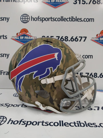 BUFFALO BILLS FULL SIZE SPEED CAMO REPLICA HELMET!
