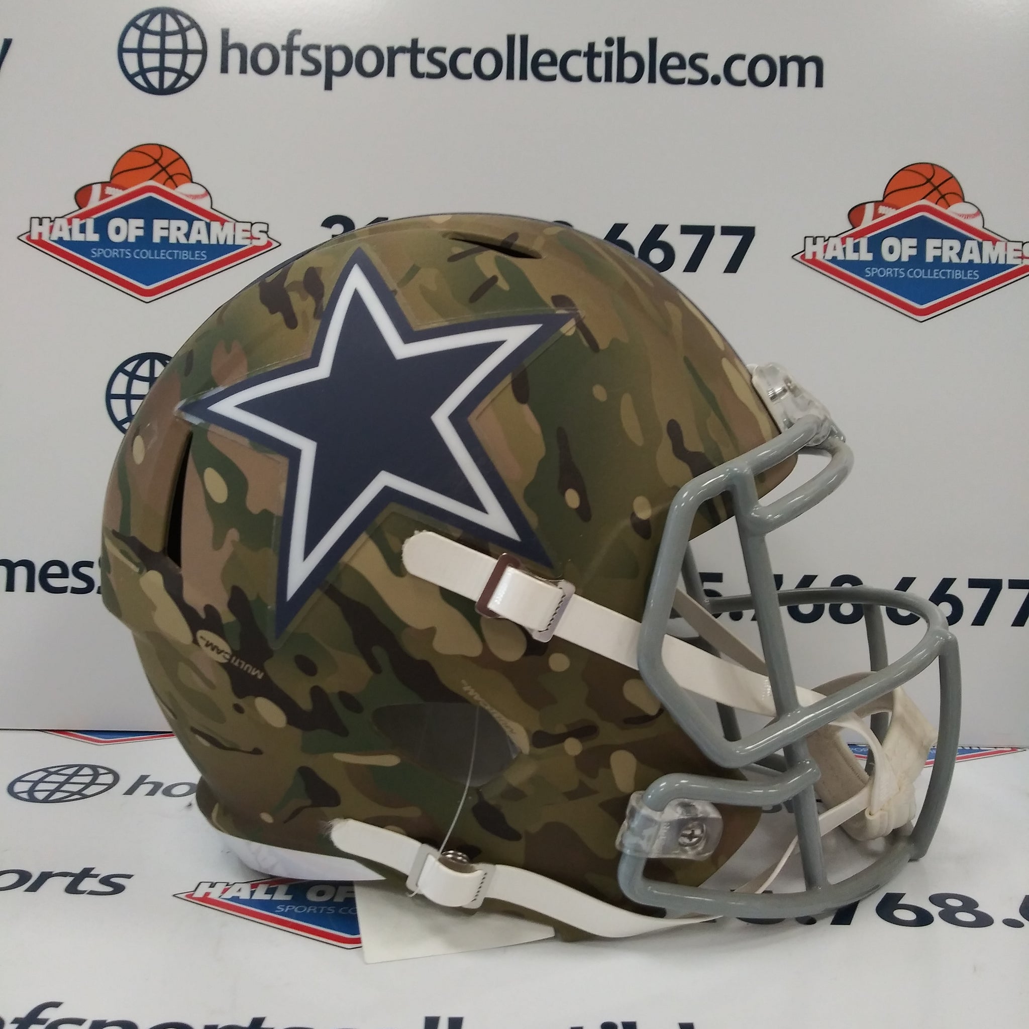DALLAS COWBOYS FULL SIZE SPEED CAMO REPLICA HELMET!