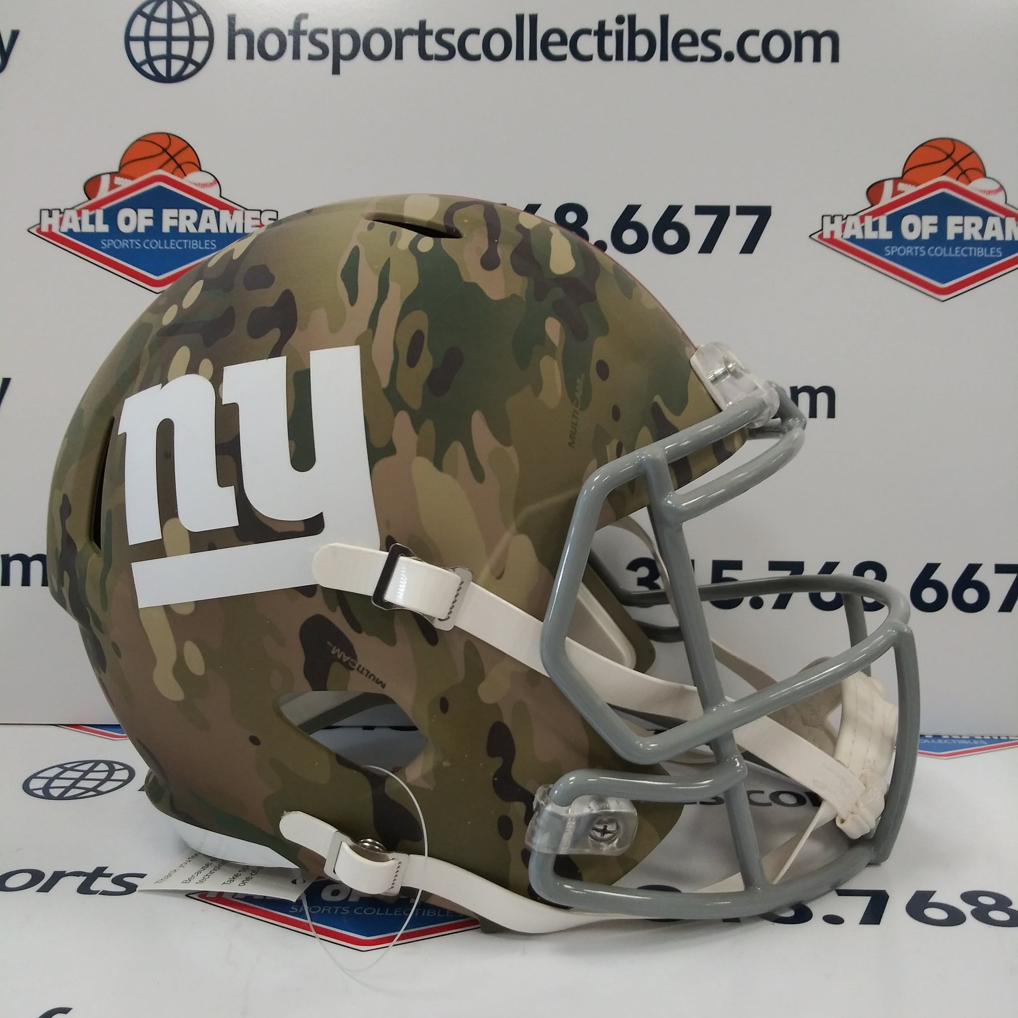 NEW YORK GIANTS FULL SIZE SPEED CAMO REPLICA HELMET!