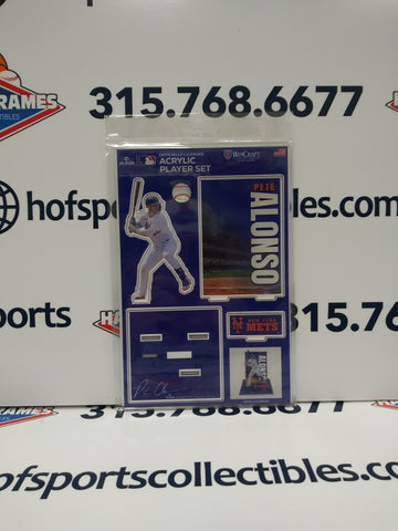 PETE ALONSO NEW YORK METS 3D ACRYLIC STAND UP SET WINCRAFT!