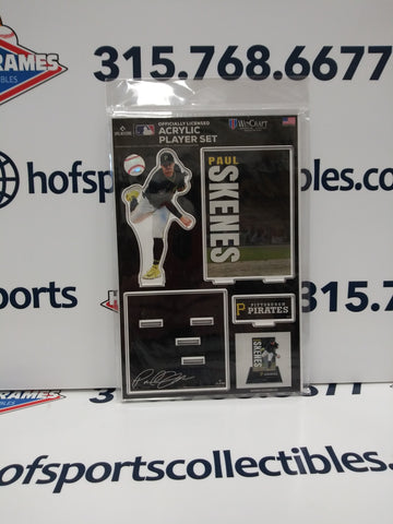 PAUL SKENES PITTSBURGH PIRATES 3D ACRYLIC STAND UP SET WINCRAFT!