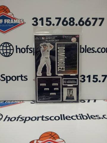 JASSON DOMINGUEZ NEW YORK YANKEES 3D ACRYLIC STAND UP SET WINCRAFT!