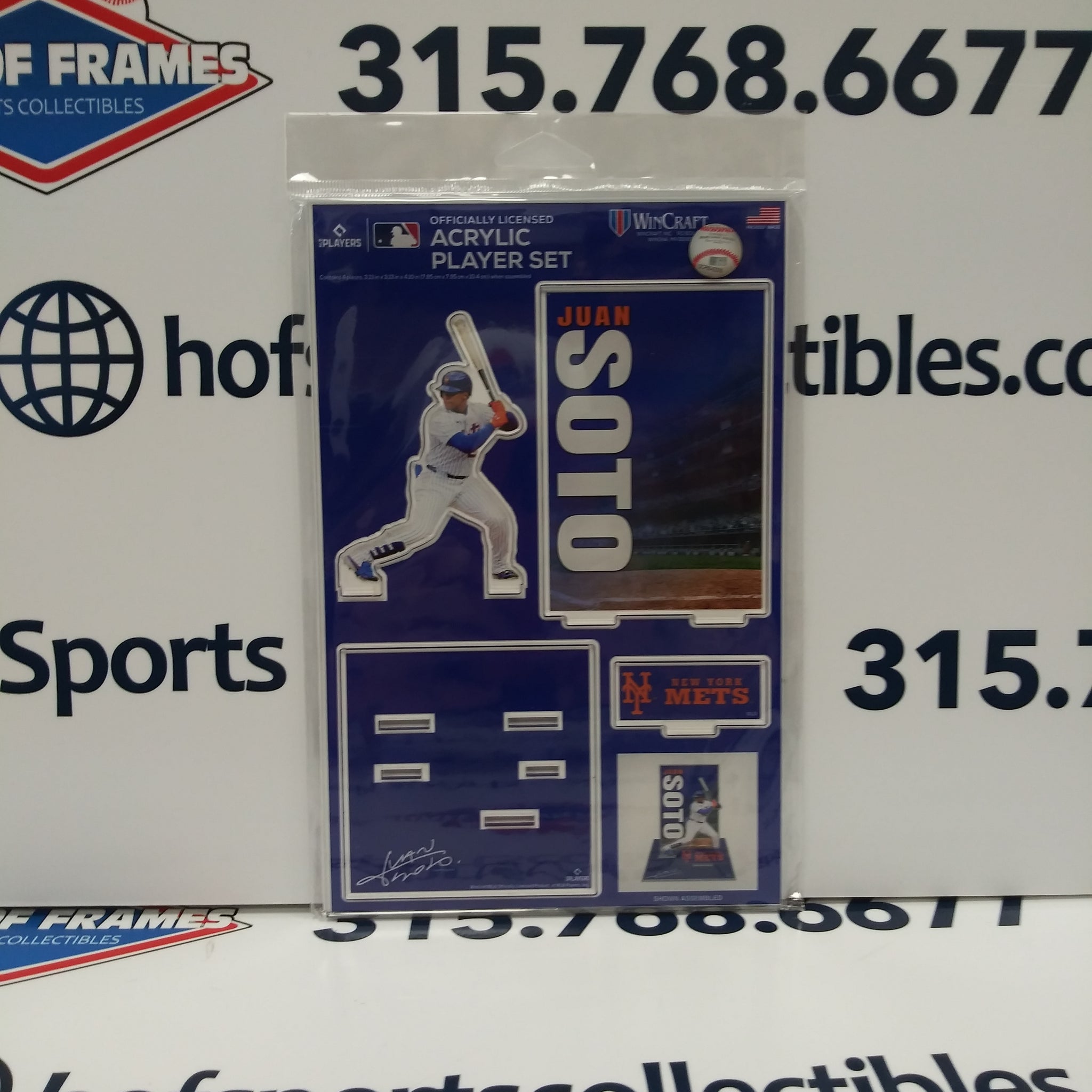 JUAN SOTO NEW YORK METS 3D ACRYLIC STAND UP SET WINCRAFT!
