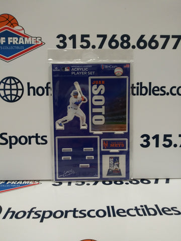 JUAN SOTO NEW YORK METS 3D ACRYLIC STAND UP SET WINCRAFT!