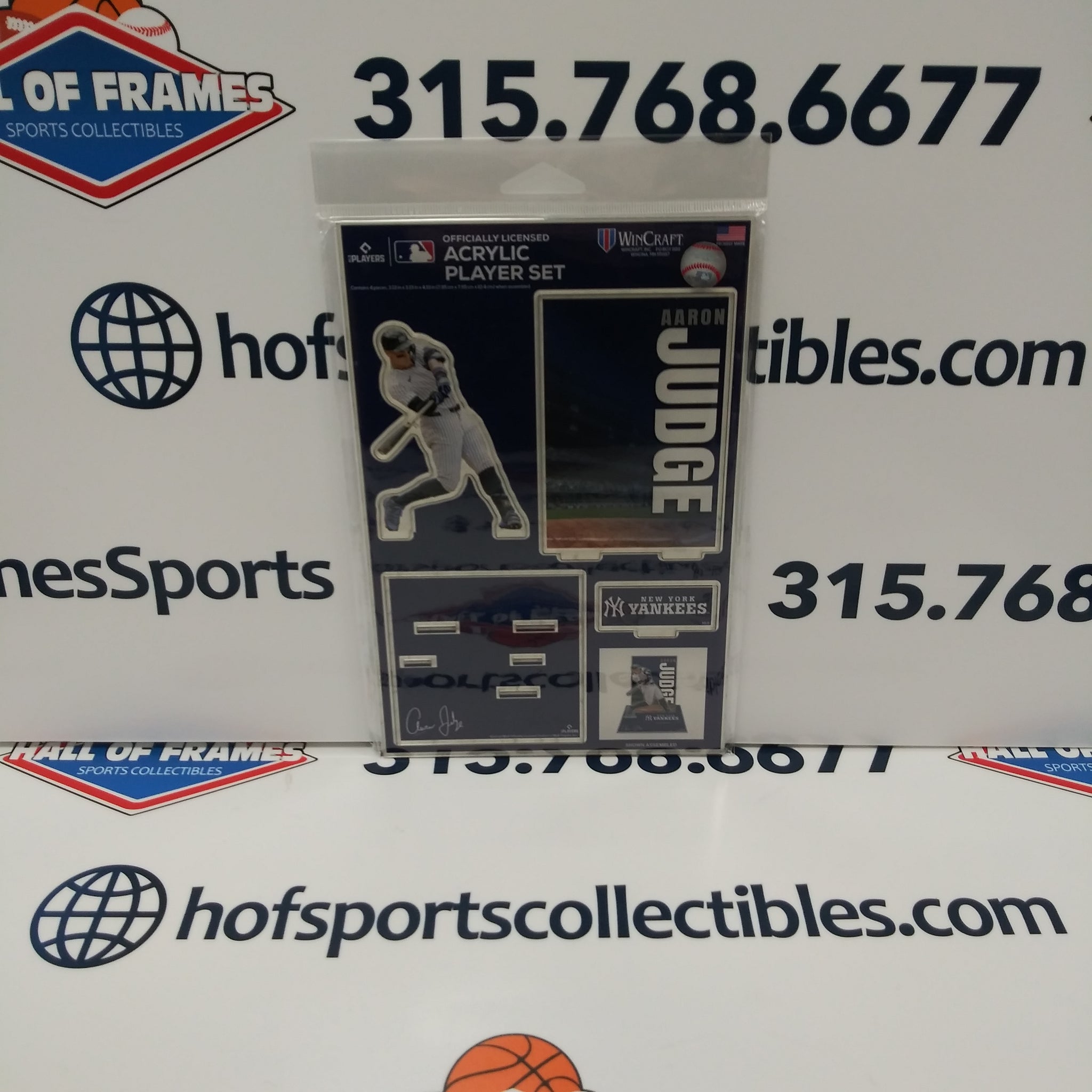 AARON JUDGE NEW YORK YANKEES 3D ACRYLIC STAND UP SET WINCRAFT!