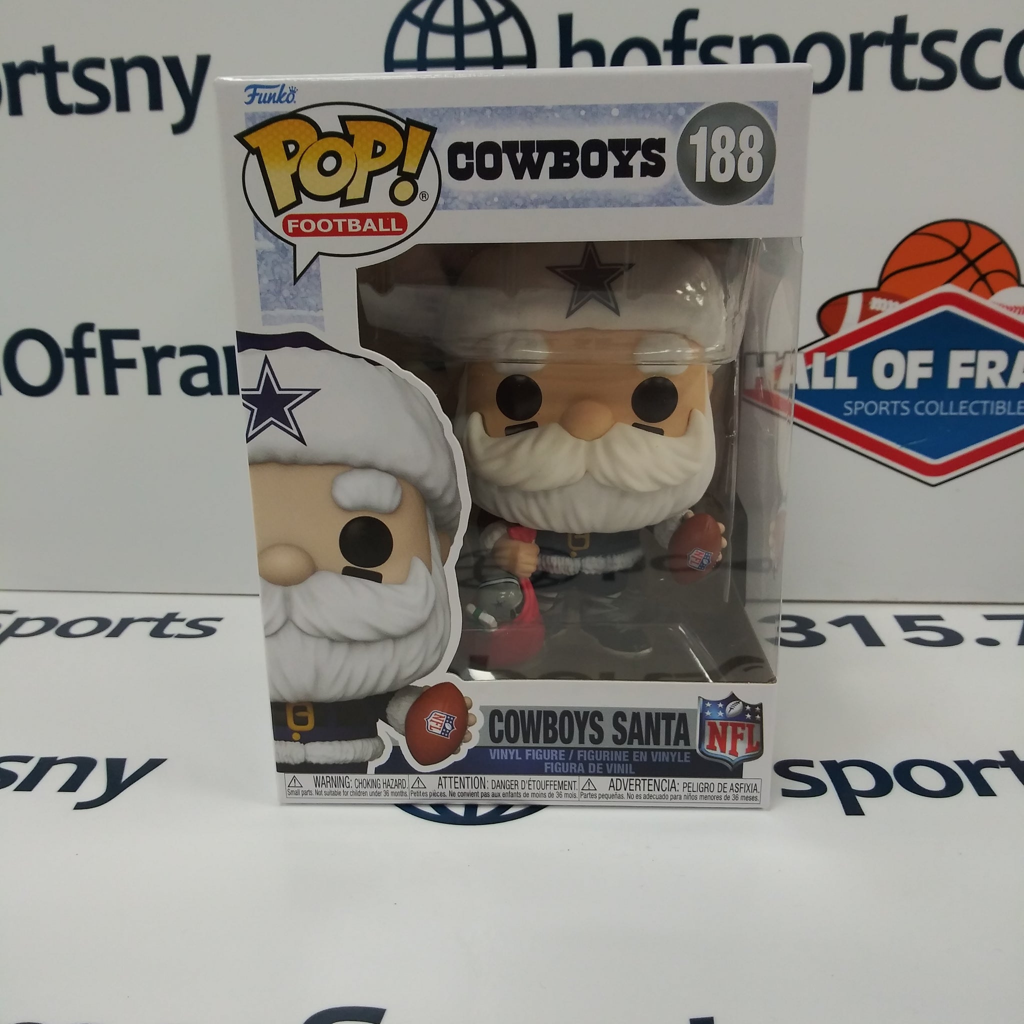 DALLAS COWBOYS FOOTBALL SANTA NFL FUNKO POP #188!