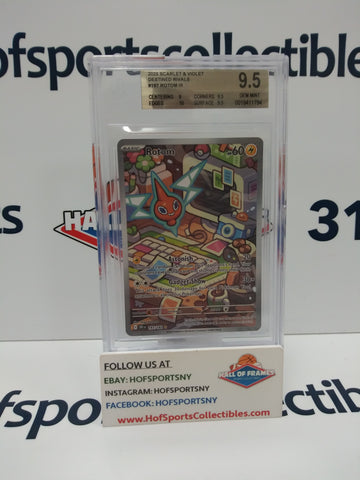 2025 POKEMON DESTINED RIVALS ROTOM #197 BGS 9.5 GEM MINT!