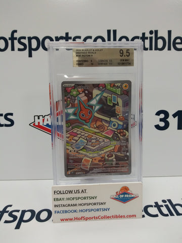 2025 POKEMON DESTINED RIVALS ROTOM #197 BGS 9.5 GEM MINT!