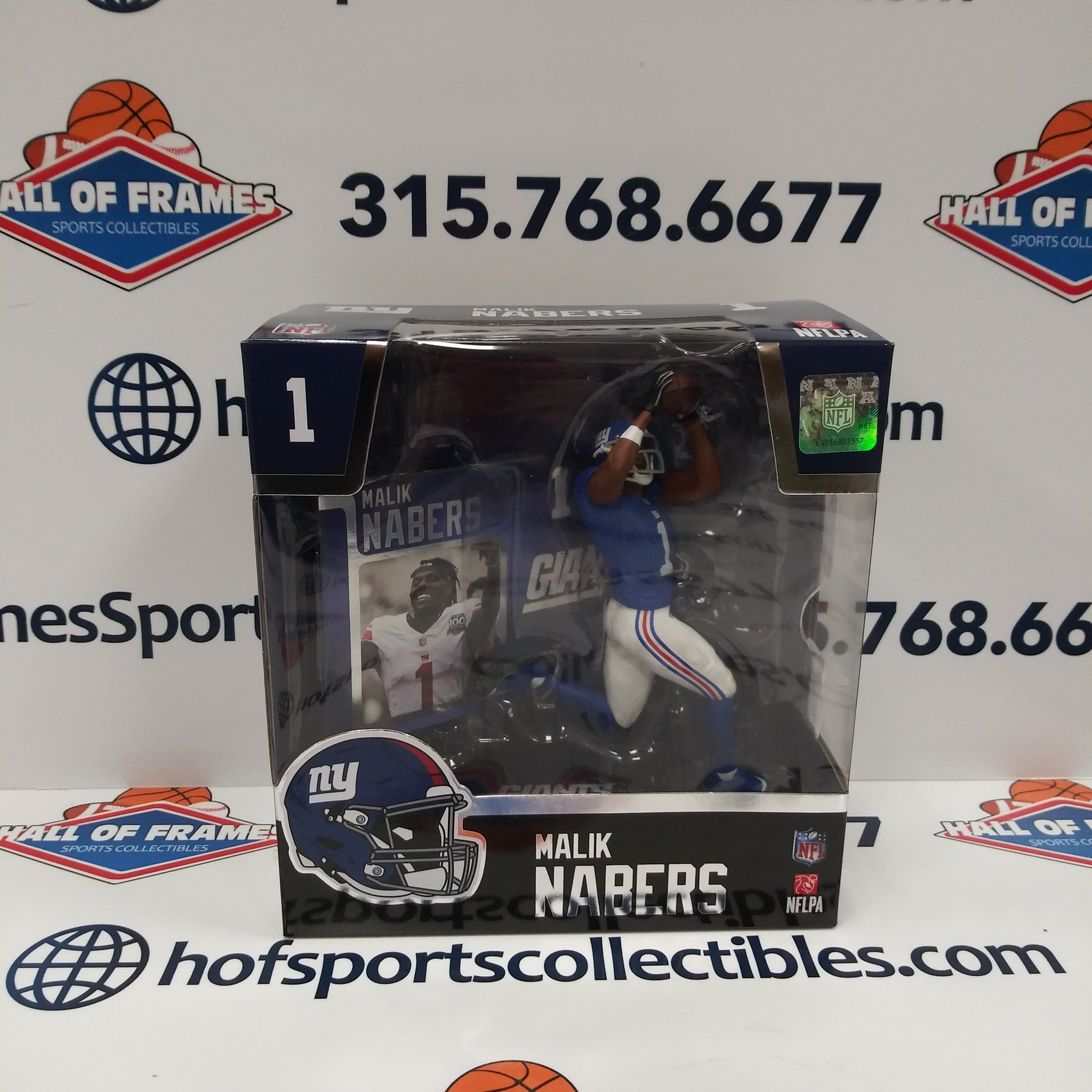 MALIK NABERS NEW YORK GIANTS MCFARLANE SPORTSPICKS FIGURE #36!