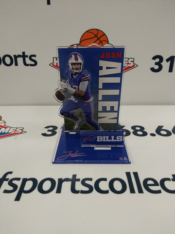 JOSH ALLEN BUFFALO BILLS 3D ACRYLIC STAND UP SET WINCRAFT!