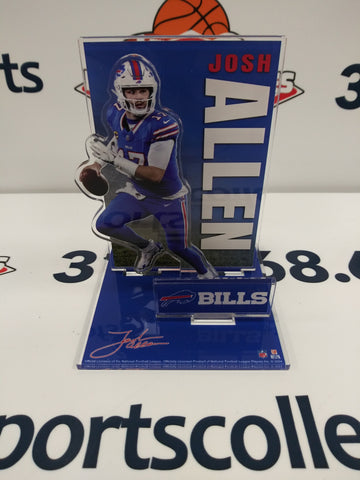 JOSH ALLEN BUFFALO BILLS 3D ACRYLIC STAND UP SET WINCRAFT!