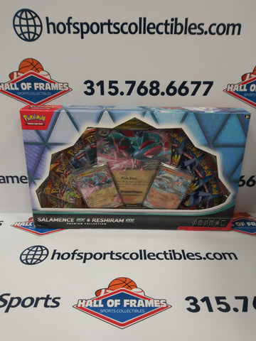 2025 POKEMON SALAMENCE EX & RESHIRAM EX PREMIUM COLLECTION BOX!