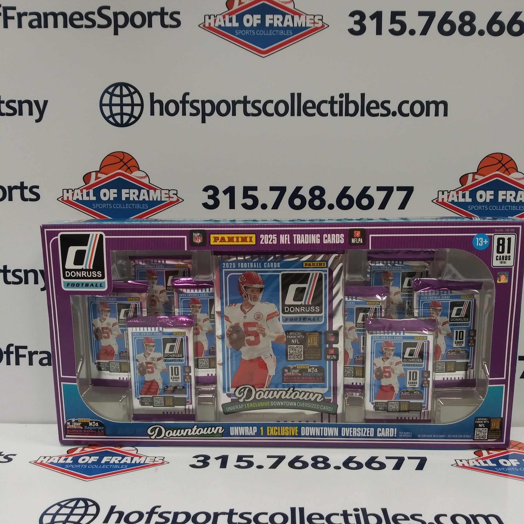 2025 PANINI DONRUSS FOOTBALL COSTCO BUNDLE BOX! 1 OVERSIZED DOWNTOWN!