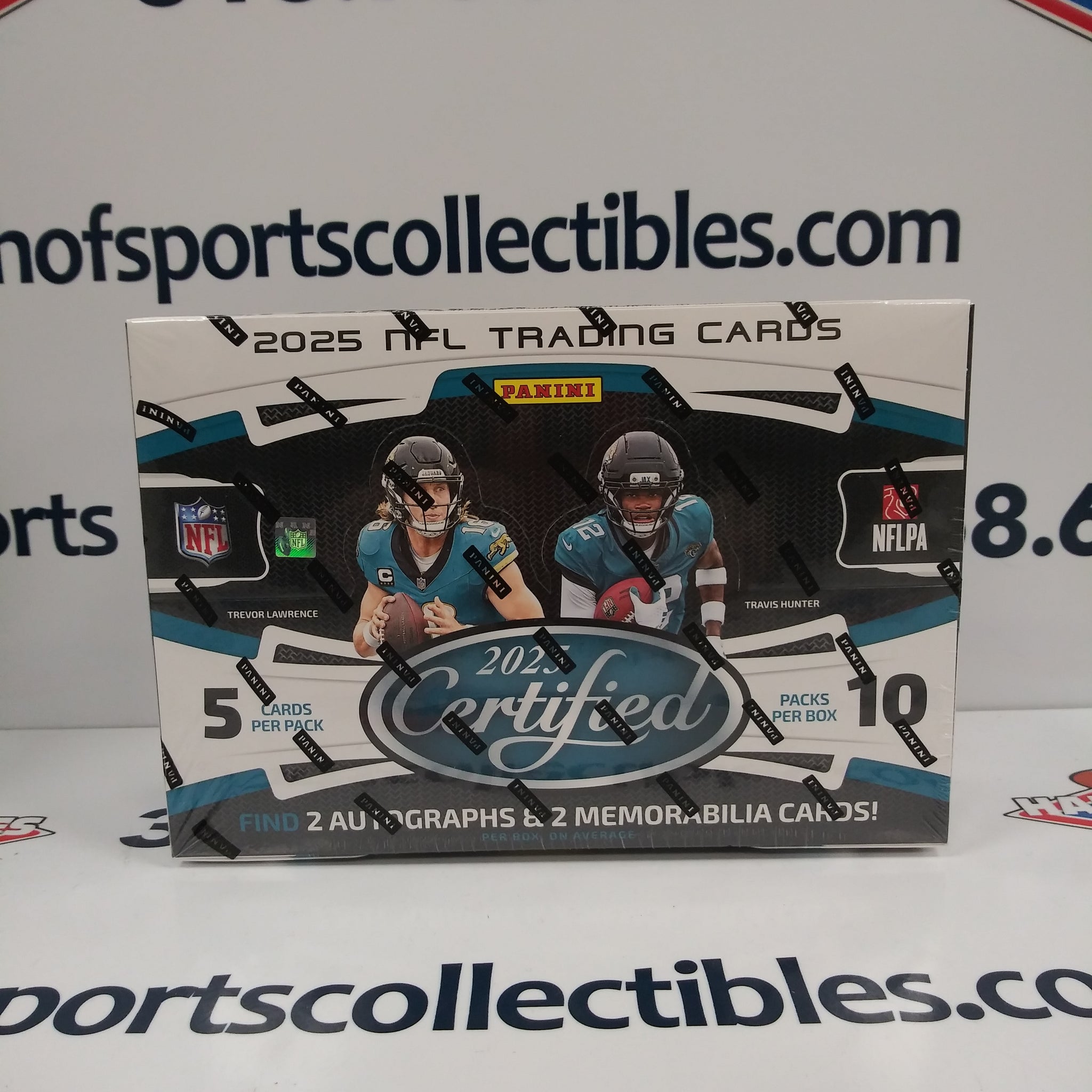 2025 PANINI CERTIFIED FOOTBALL HOBBY BOX! 4 HITS!