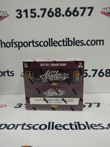 2025 PANINI ABSOLUTE FOOTBALL RETAIL BOX! 24 PACKS! LOOK FOR KABOOM!
