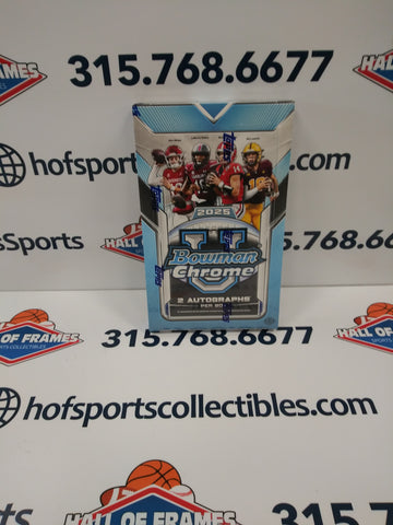2025 BOWMAN CHROME UNIVERSITY FOOTBALL HOBBY BOX!