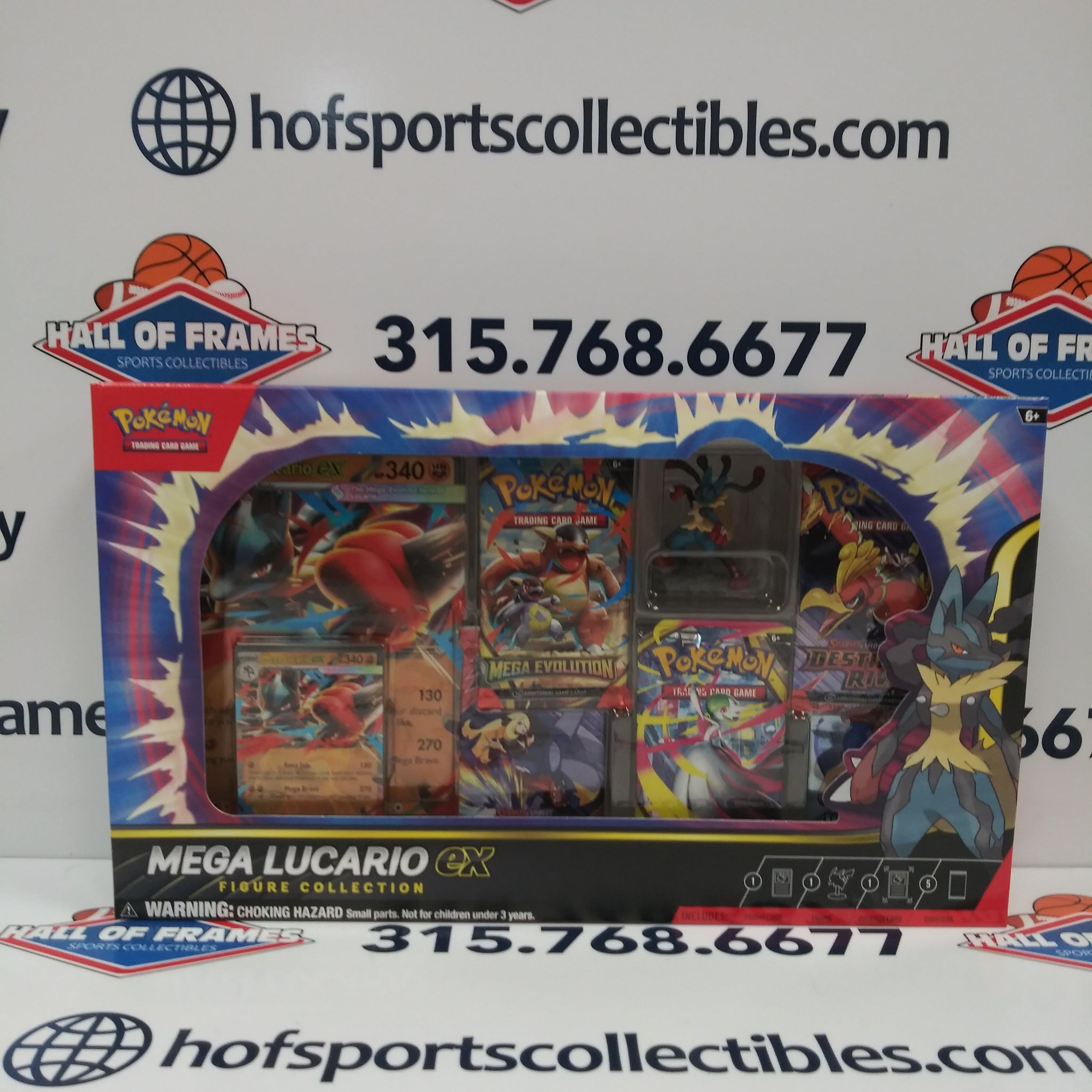 2025 POKEMON MEGA LUCARIO EX FIGURE COLLECTION BOX!