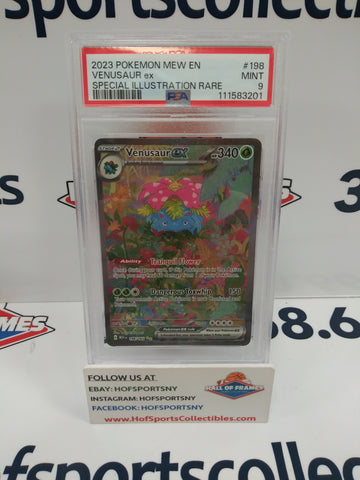 2023 POKEMON 151 VENUSAUR EX SIR #198 PSA 9!